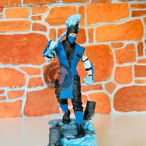 Sub Zero Figure,Sub zero figurine,subzero statue,Mortal kombat,MKX,MK11