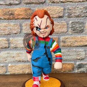 Chucky figure,horror movie character,chucky statue,hallowen party