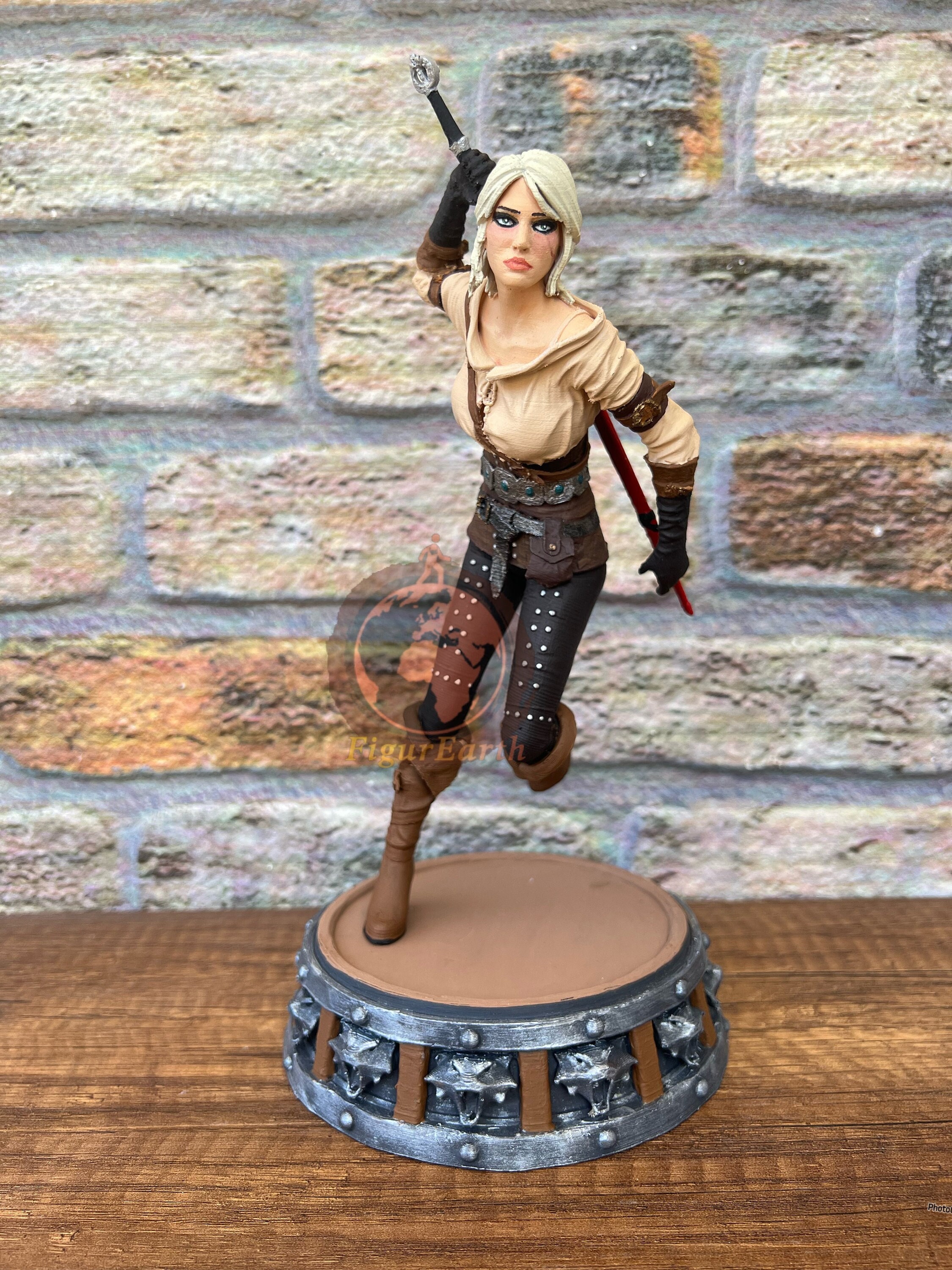 Handmade Ciri Figure, the Witcher Figurine, Diorama - Etsy