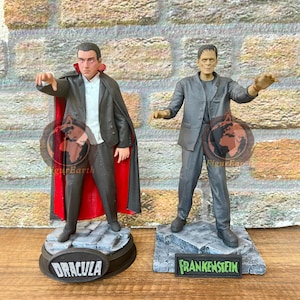 Frankenstein and Dracula figure,Horror movie character