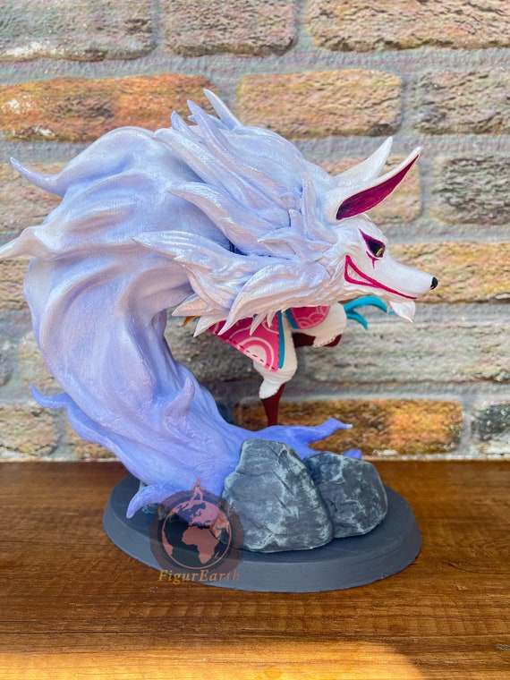 League of Legends キンドレッド 公式 フィギュア 開封品 Riot Store Japanより「精霊の花祭り キンドレッド スタチュー