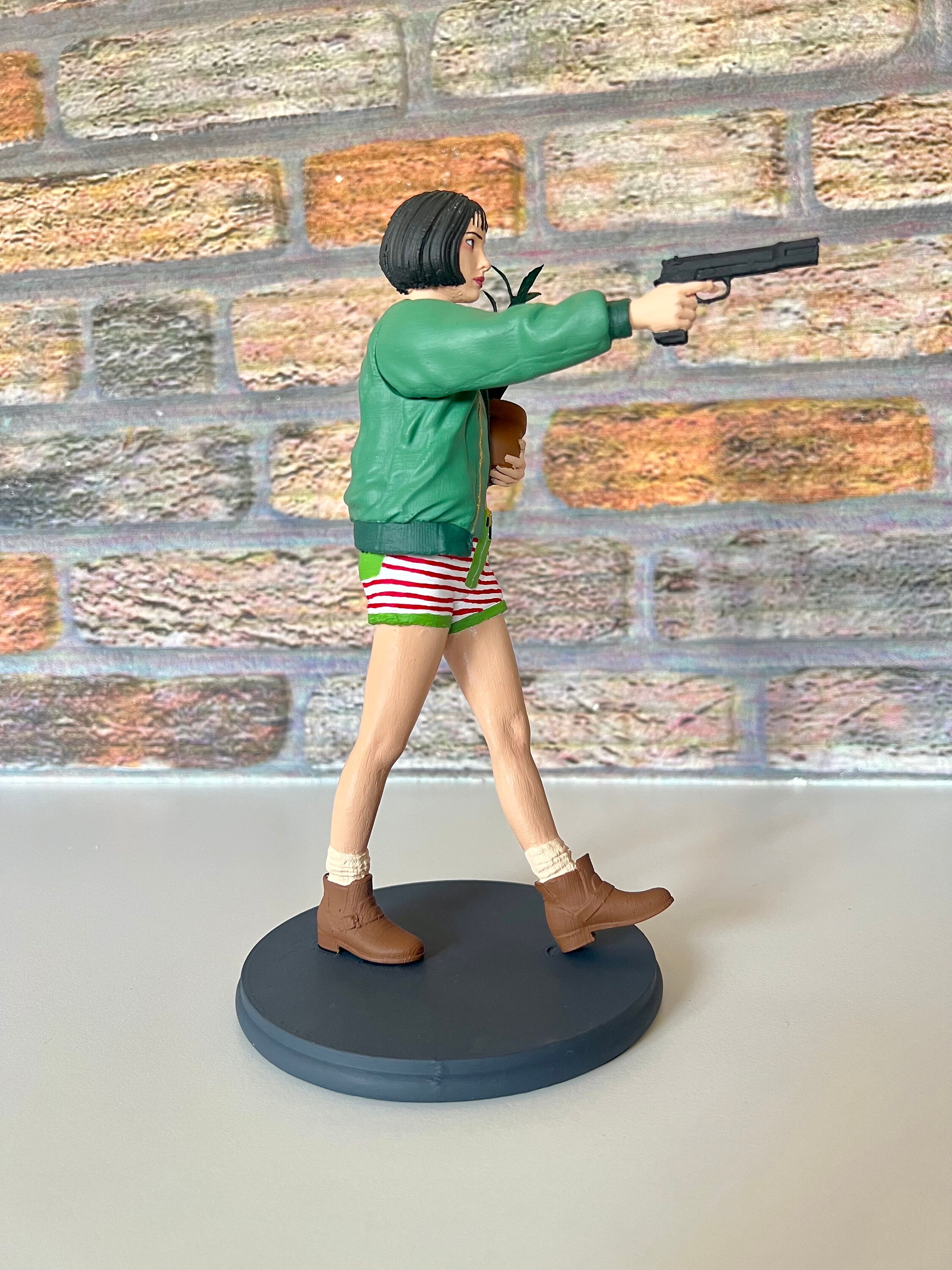 Mathilda Leon Figure 25 Cm - Etsy Mathilda Leon Figure 25 Cm - Etsy