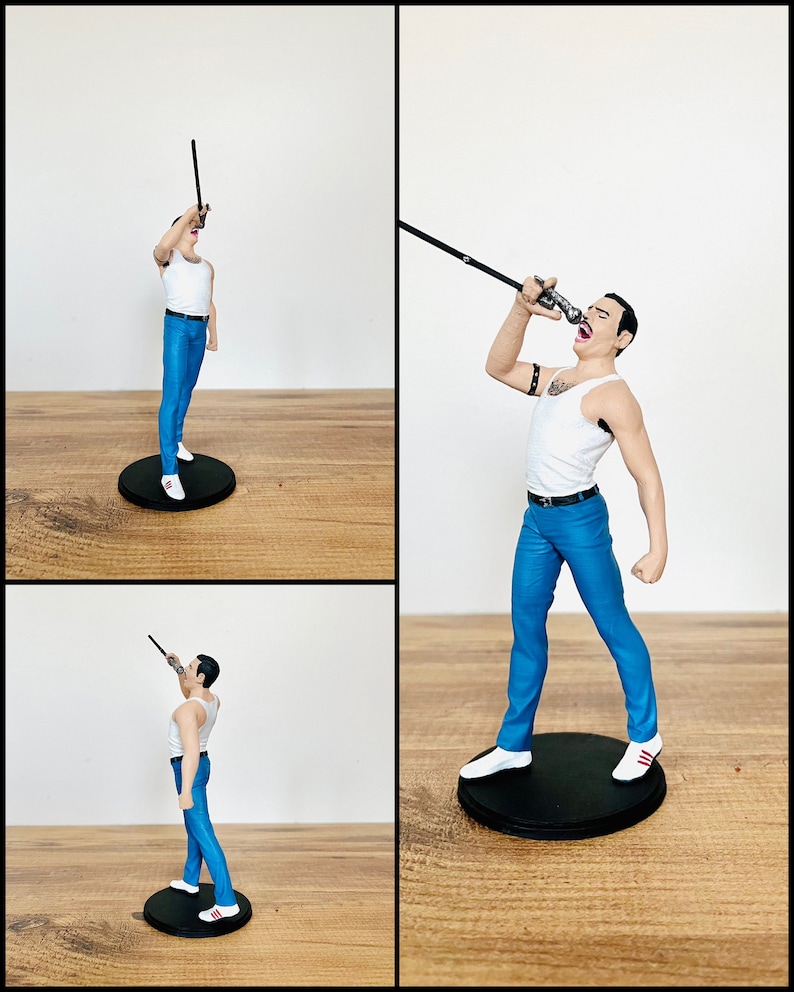 Freddie Mercury Statue Freddie Figure Queen Etsy
