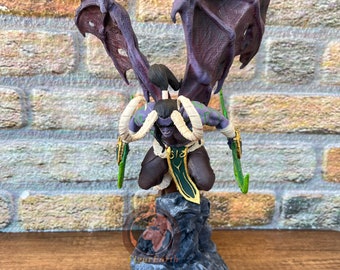 Handmade Illidan Figure, League of Legends Statue
