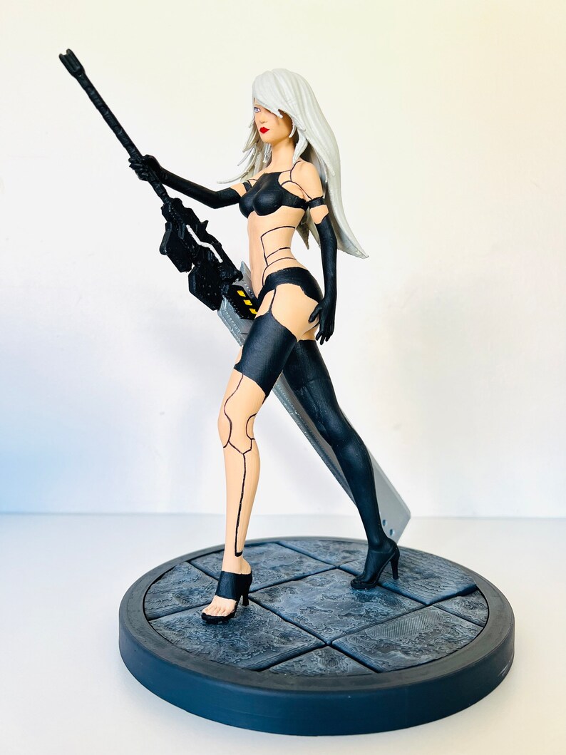 Nier Automata Figurenier Figurine Nier 2B Statue Etsy