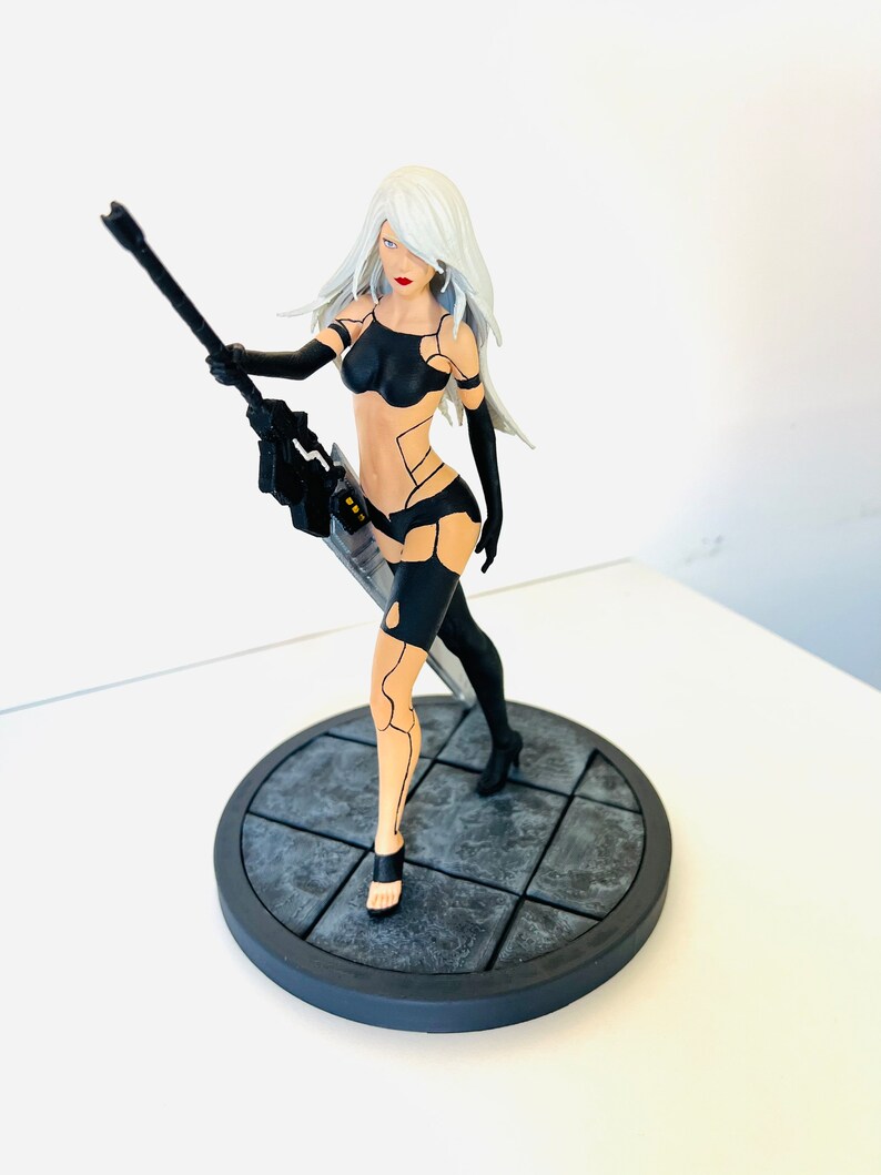 Nier Automata Figurenier Figurine Nier 2B Statue Etsy