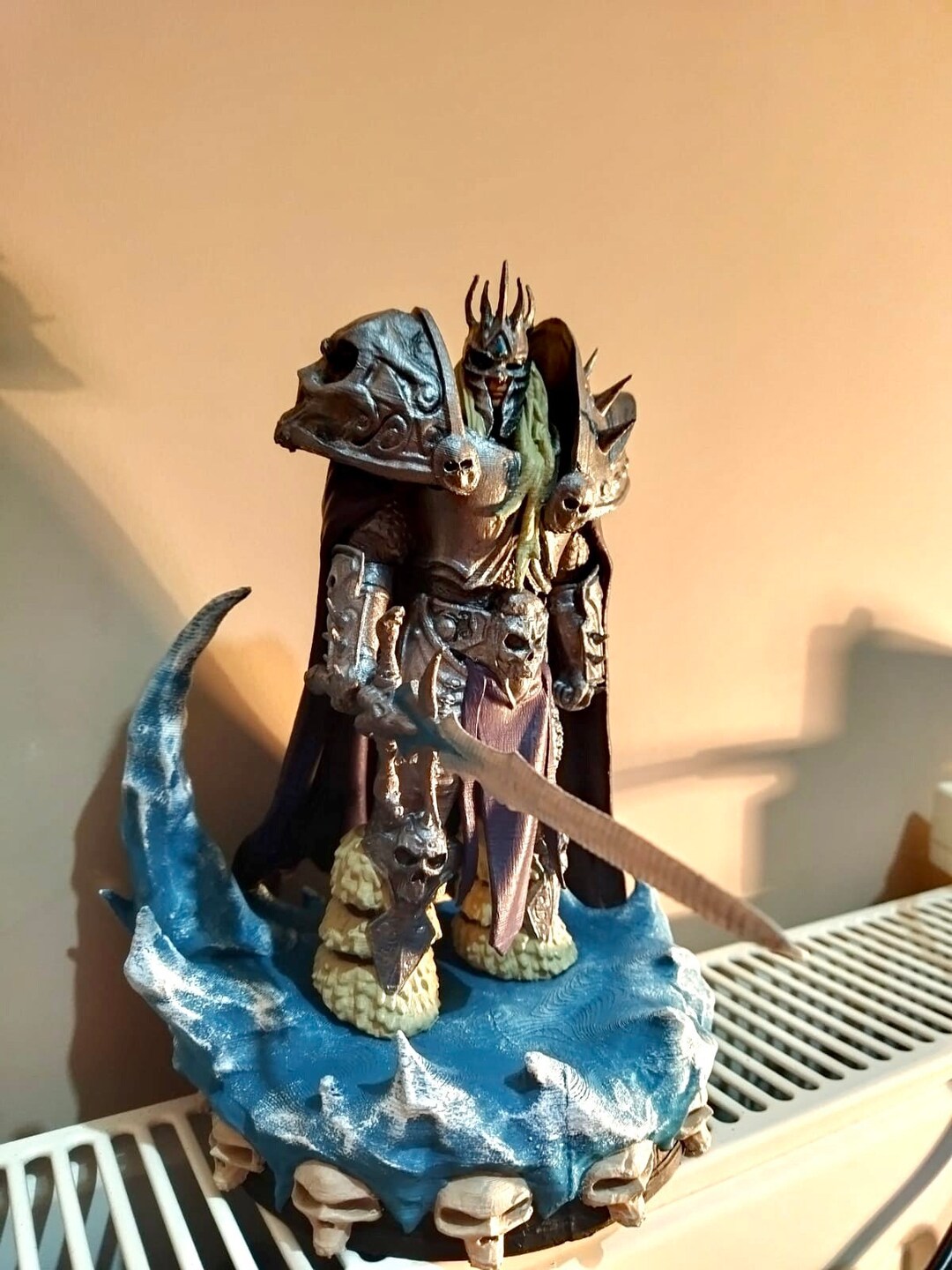 Lich King Figure, Word of Warcraft Statue, Lich King Figurine - Etsy