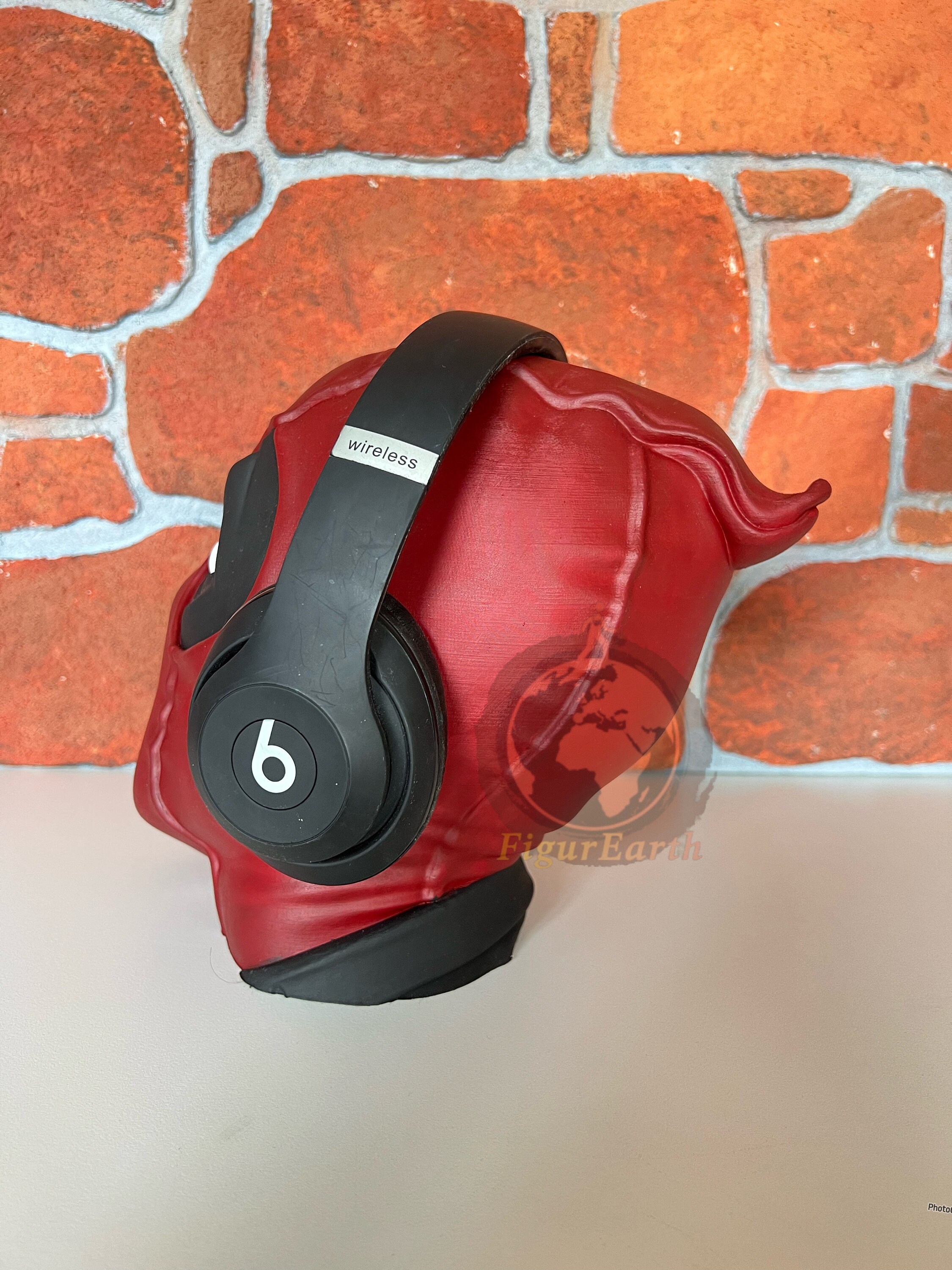 Support pour casque Deadpool - 20 cm - idéal pour les jeux et