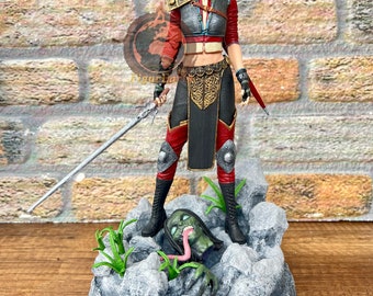 Ciri figuur, The Witcher figuur, Geralt figuur, Witcher diorama, witcher beeldje, ciri figuur, yennefer beeldje