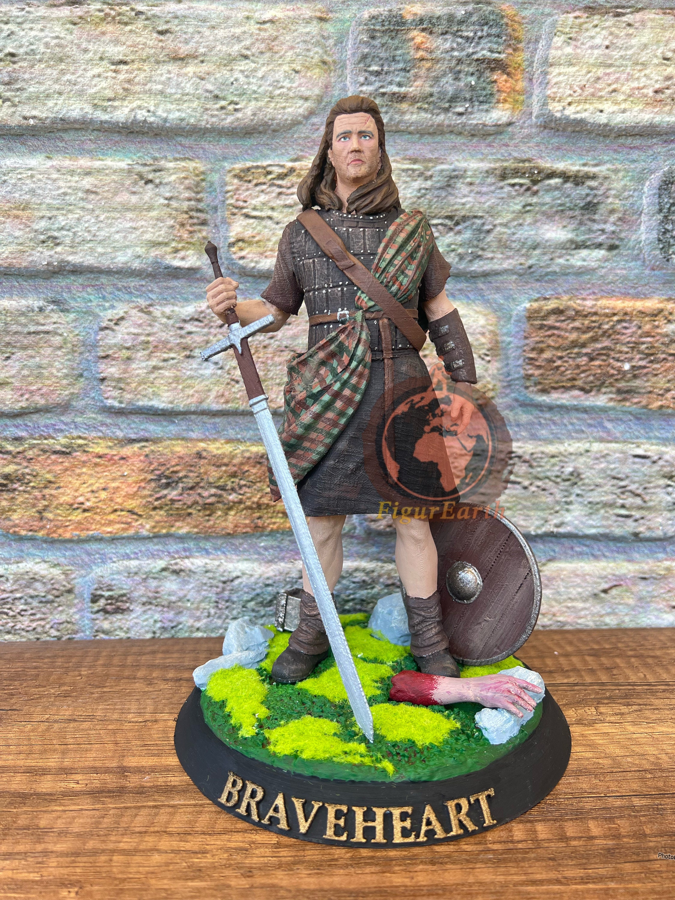 Braveheart Figure,brave Heart Statue,mel Gibson Figure,hero - Etsy