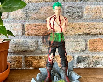 One Piece Zoro Figure, Anime Character Statue