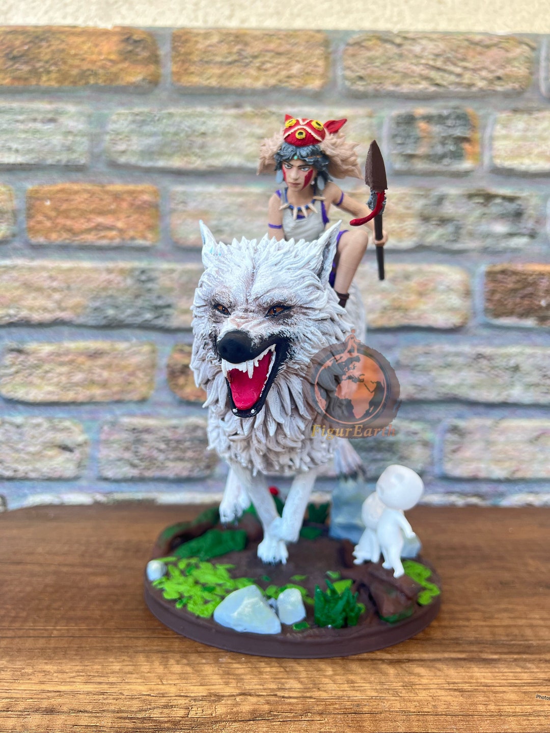 Princess Mononoke フィギュアセット Pricess Mononoke Figure, Mononoke Statue - Etsy