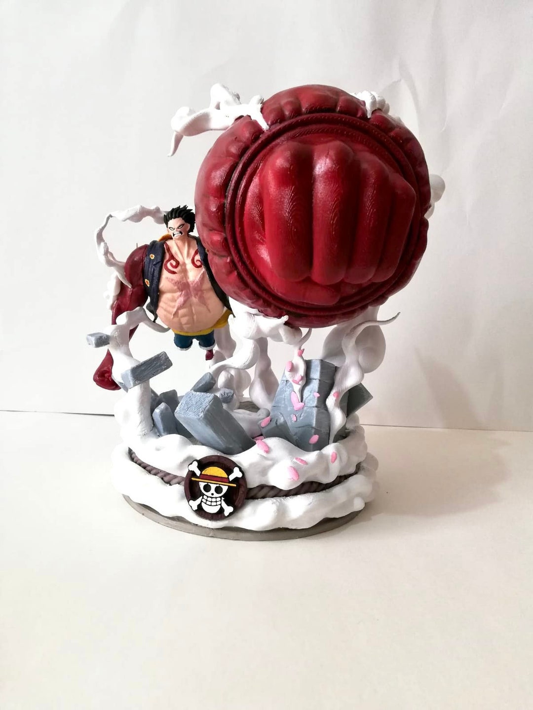 Luffy Gear Figure One Piece Character,luffy Anime Figure,gear 4 Etsy