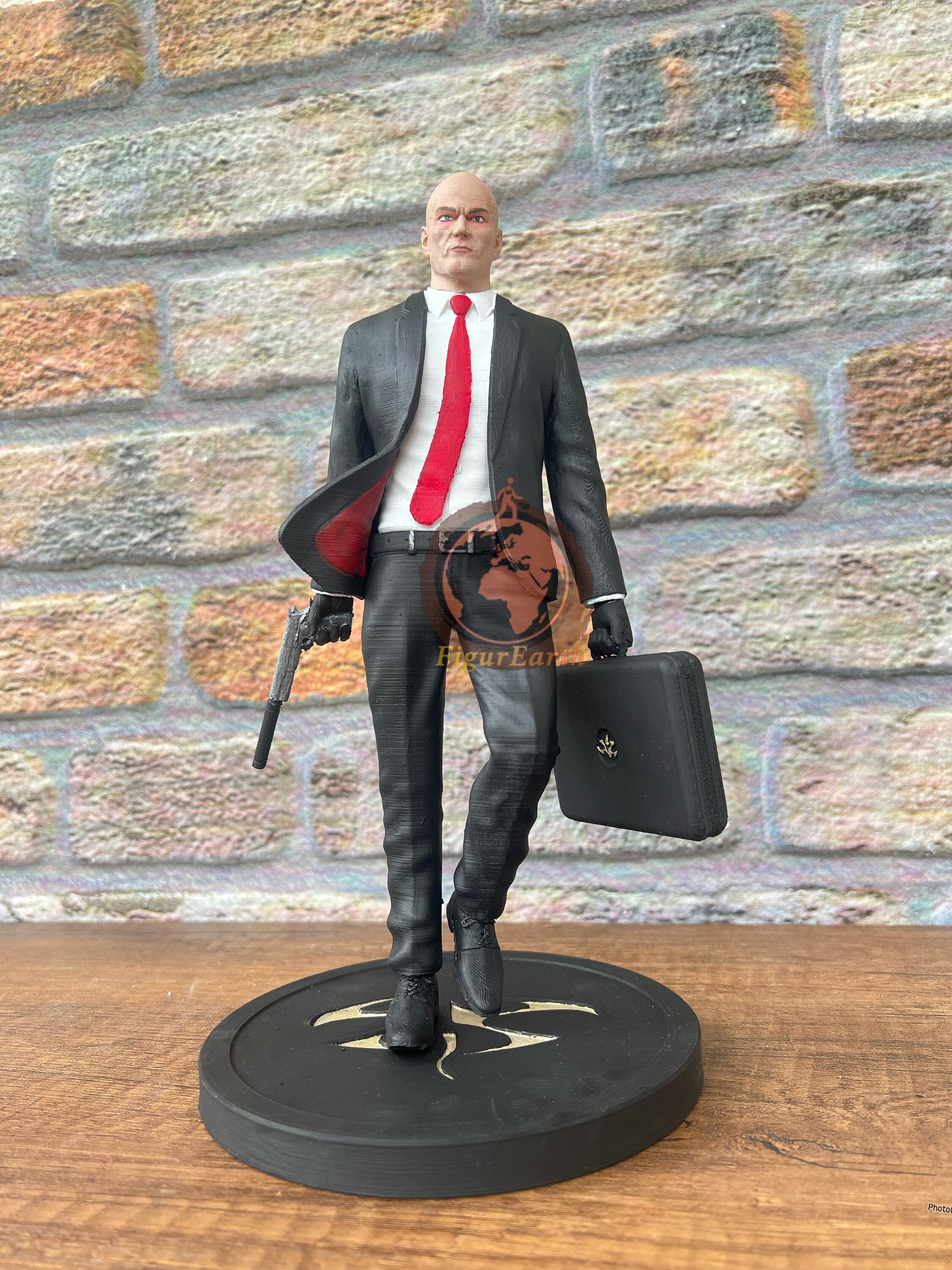 Handmade Hitman Statue, Agent 47 Figurine - Etsy