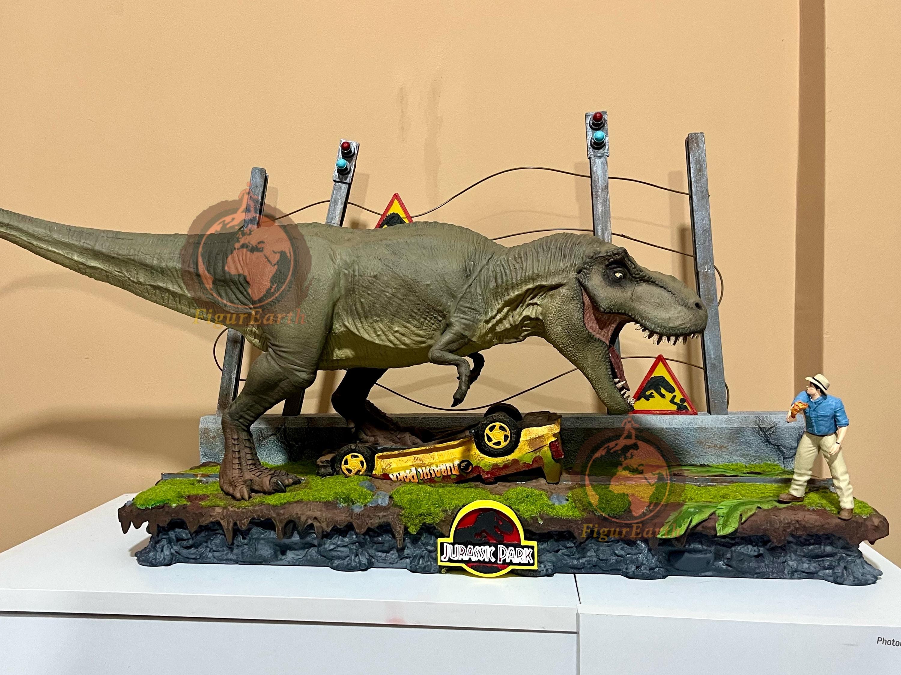 ジュラシック・パーク ジオラマ T-Rex | 手作り恐竜コレクション 