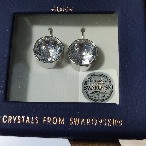 Swarovski beautiful earrings. New never opened.