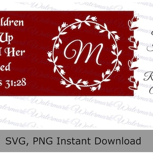 Moederdag Spreuken 31 12 oz Mok Pers Wrap Design | Brief Initial Mug | Infusible Inkt Mok Sjabloon
