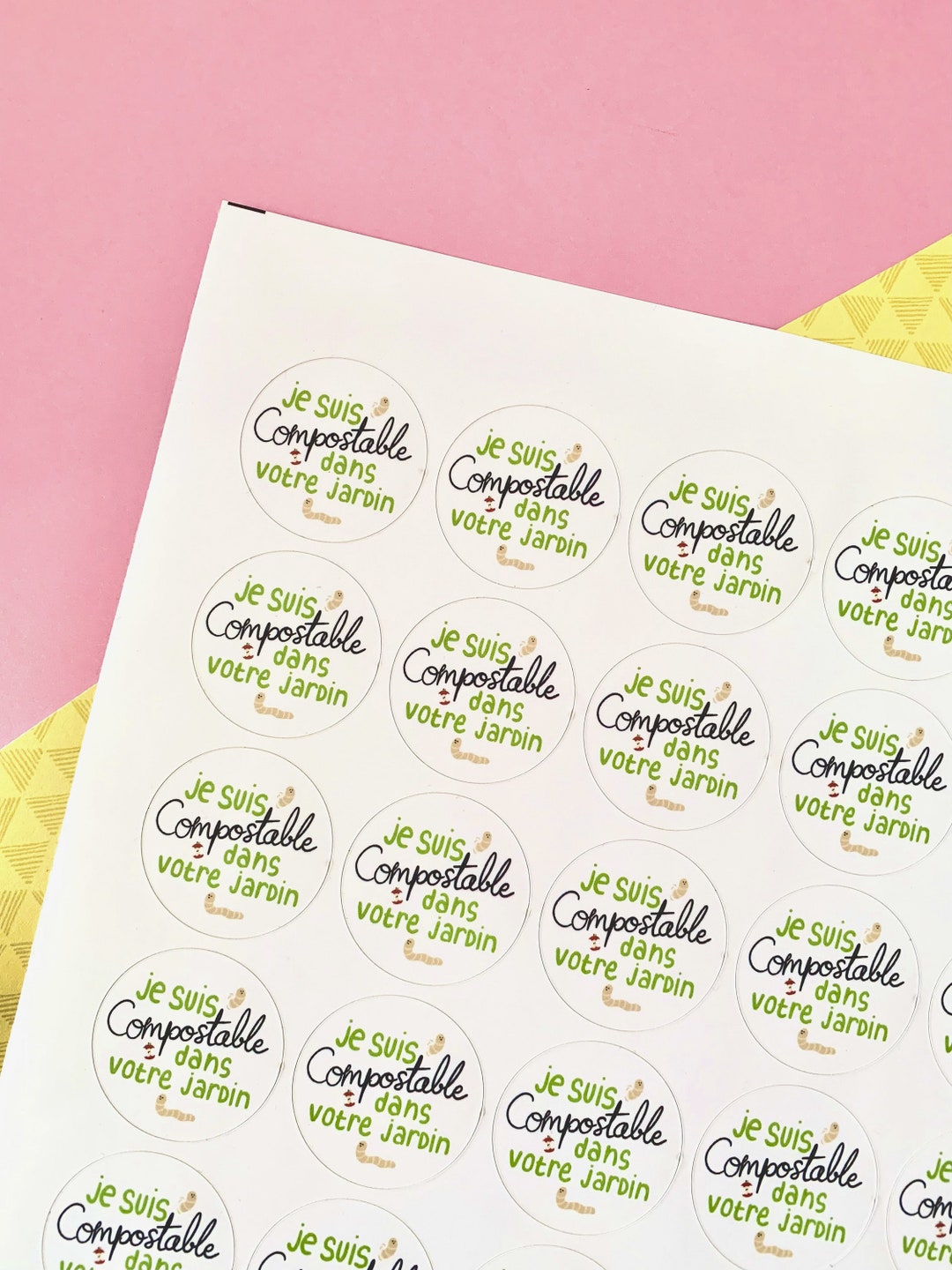 Compstable Packaging Labels Compostable Packaging Labels for Parcels and Envelopes Round - Etsy