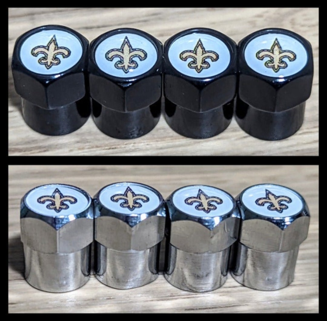 Highquality Metal Tire Valve Stem Caps Covers New Orleans Saints NFL