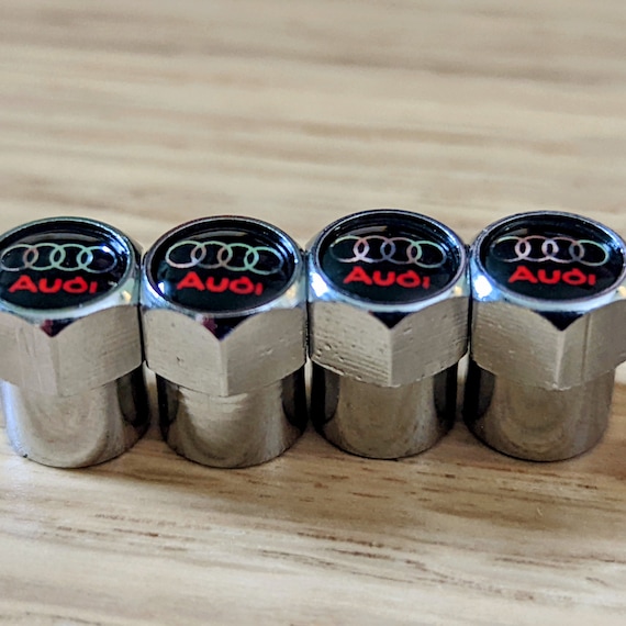 4pc High-quality Metal Tire Valve Stem Caps Covers for Audi Cars