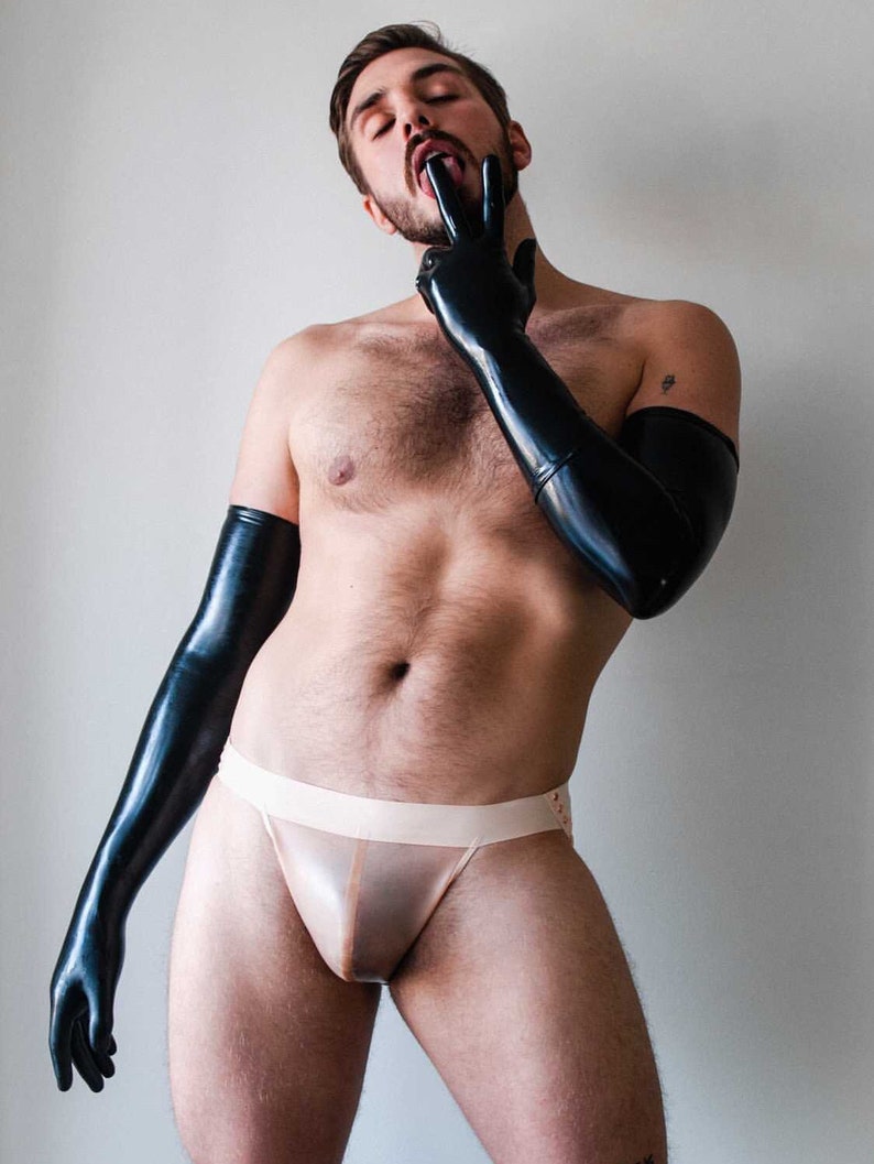 Men's Luxury Latex Signature Jockstrap image 2