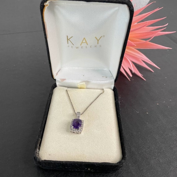 Kay jewelers purple sale necklace