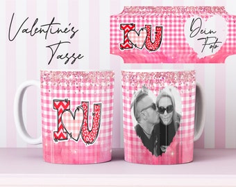 Fototasse I Love You | Geschenk Valentinstag