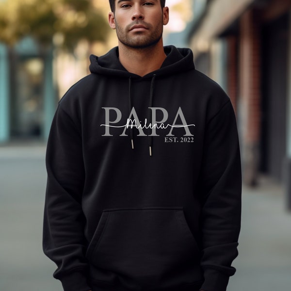 Dad Hoodie Personalized - DAD Hoodie Personalized Grandpa Hoodie - Gift for Fathers - Gift for Grandpa - Personalized Gifts