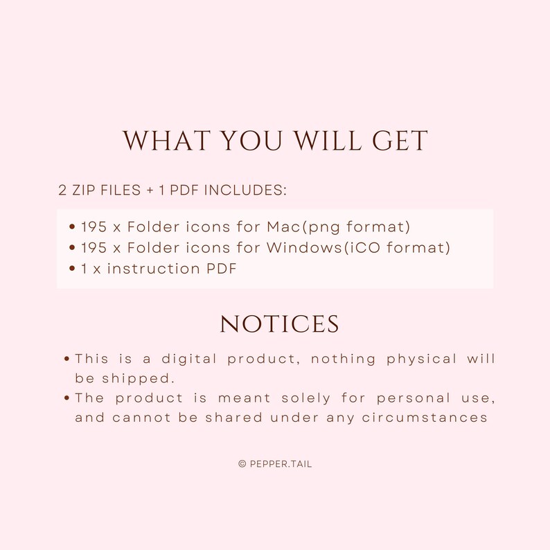 Neutral Desktop Folder Icons | Student Organizer (195 PNG & ICO) image 8