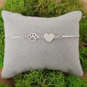 Herz + Pfauenarmband aus 925er Sterlingsilber + Gravur