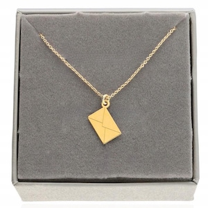 collar sobre de oro con grabado gratuito Plata de Ley 925