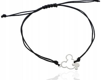Mickey-Mouse-Armband aus 925er Sterlingsilber