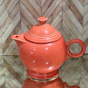 Homer Laughlin Fiesta Teapot Persimmon