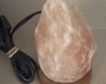 7-Zoll-Halmala-Salzlampe, rosa