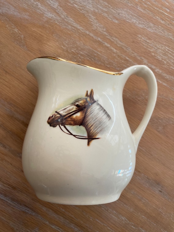 Vintage creamer w horse Dixon art studio