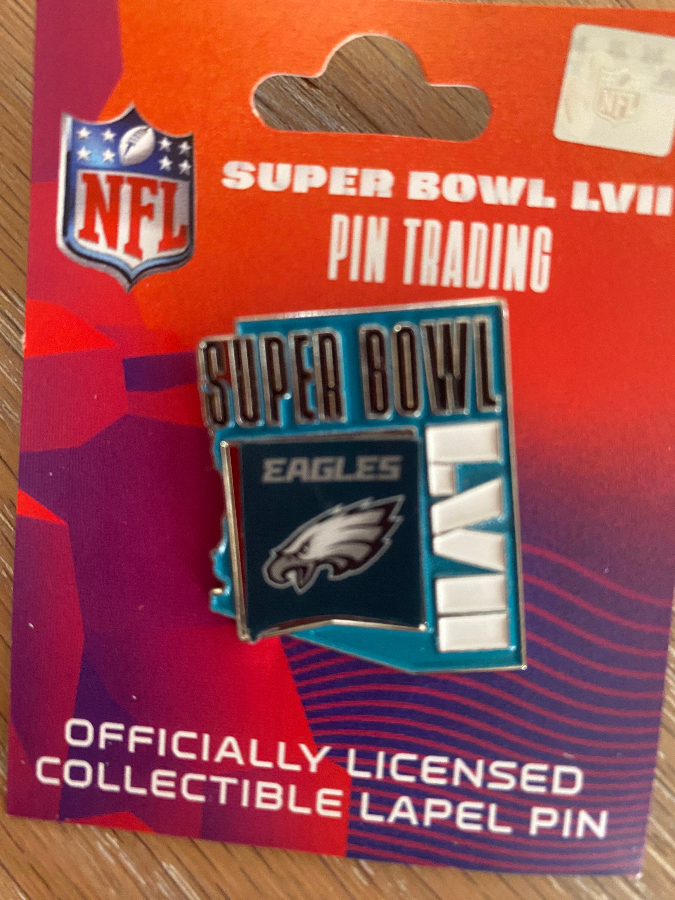 Super Bowl 2023 Commemorative Pin Eagles 