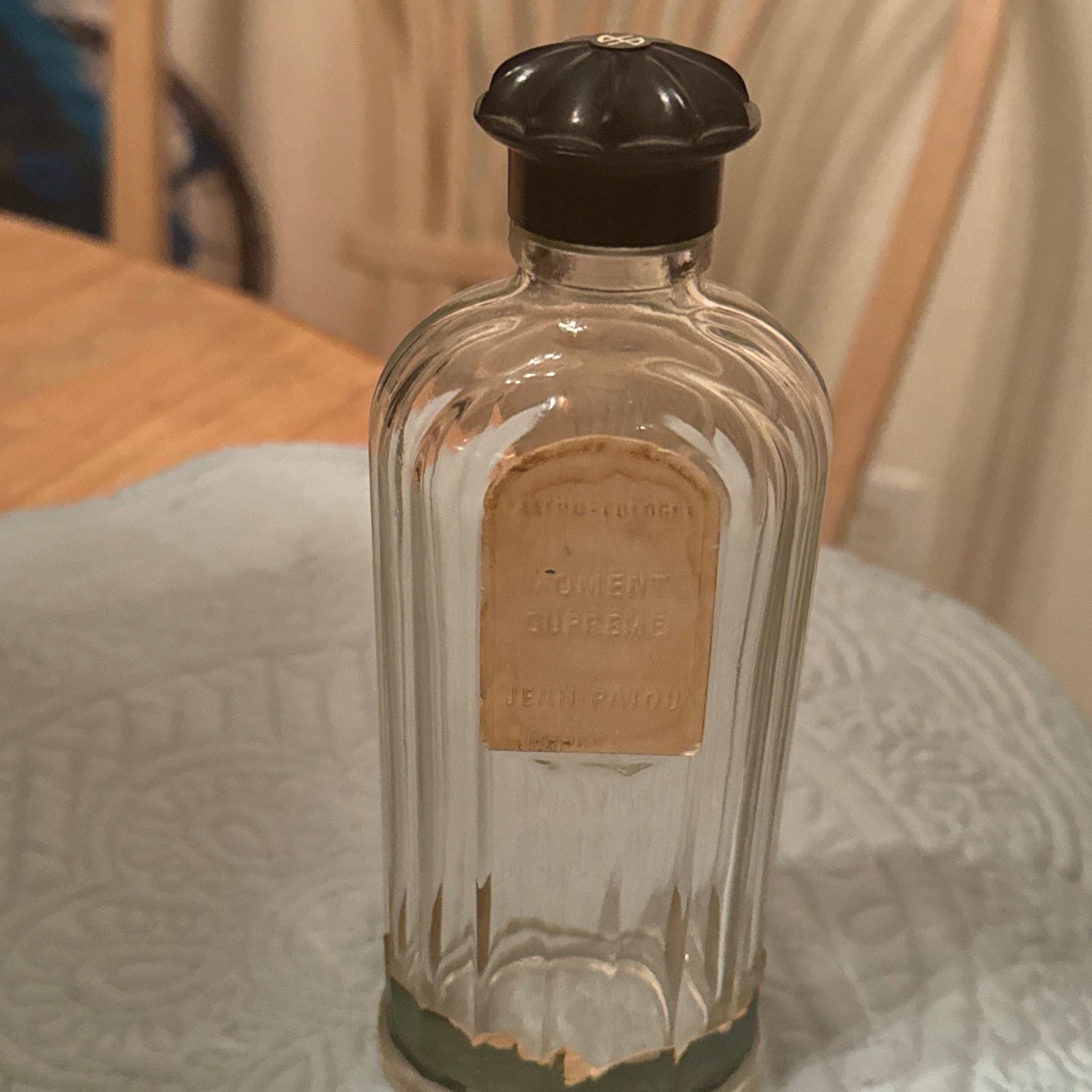 希少　ジャン・パトゥ　モーメント　シュプリーム　香水　パルファム 1930年代ヴィンテージ ジャン・パトゥ香水ボトル モーメント
