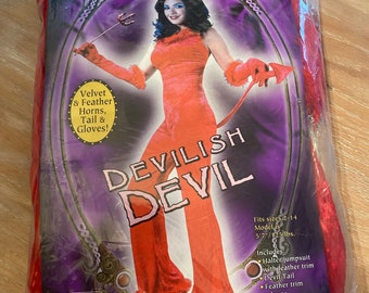 Devilish devil Costume new w accessories ladies costume ******* Halloween