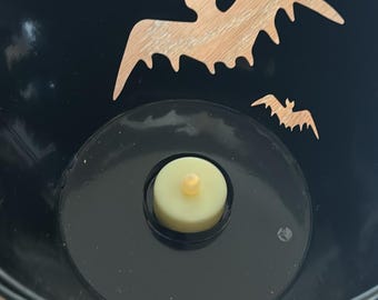 new bat candle holder