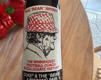Botella vintage de Coca-Cola Rolltide de Alabama