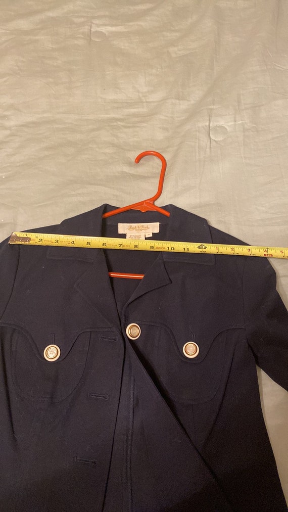 Petite navy jacket ladies 2025