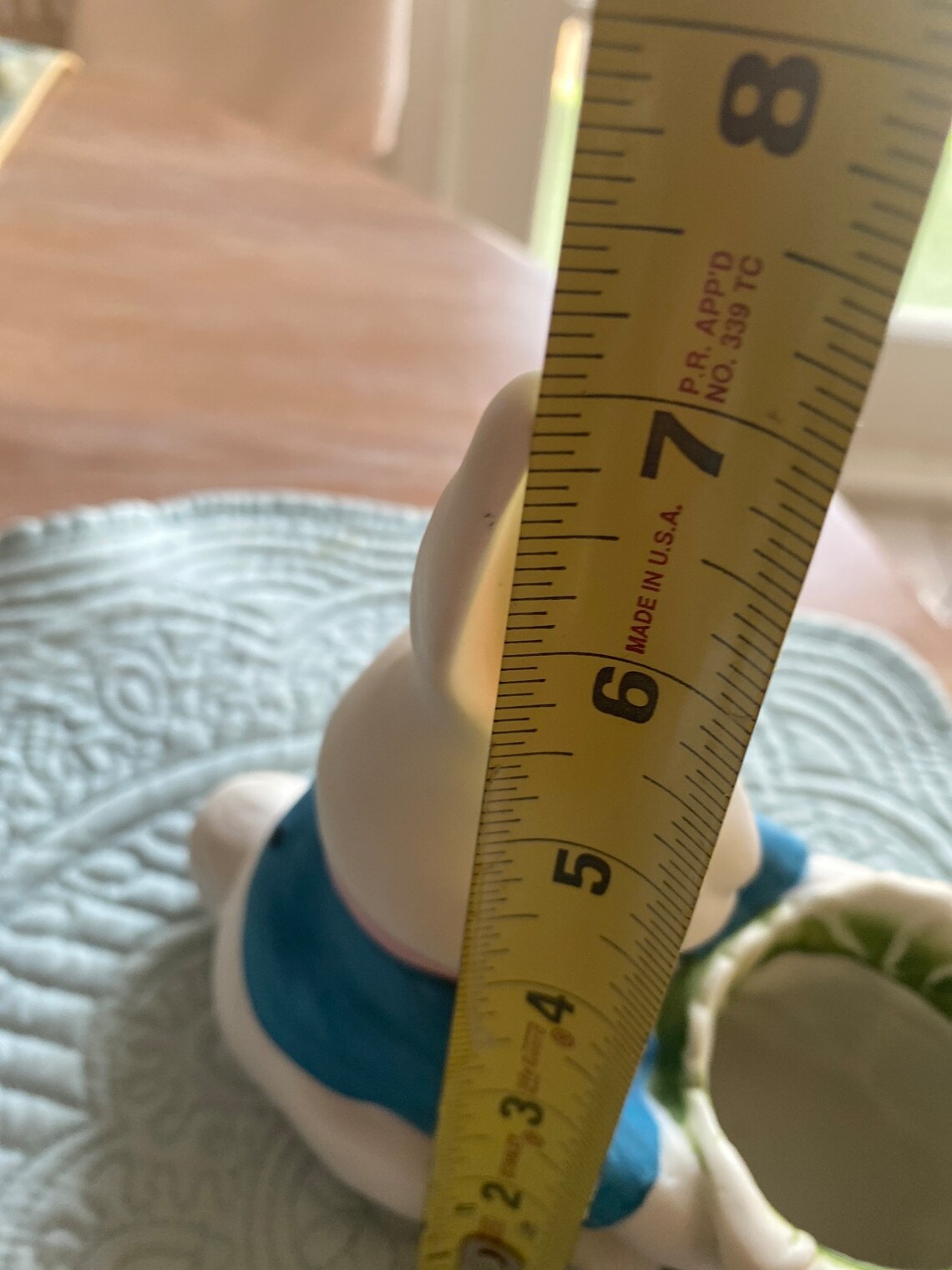 Porcelain Hand Painted Rabbit W Cabbage - Etsy