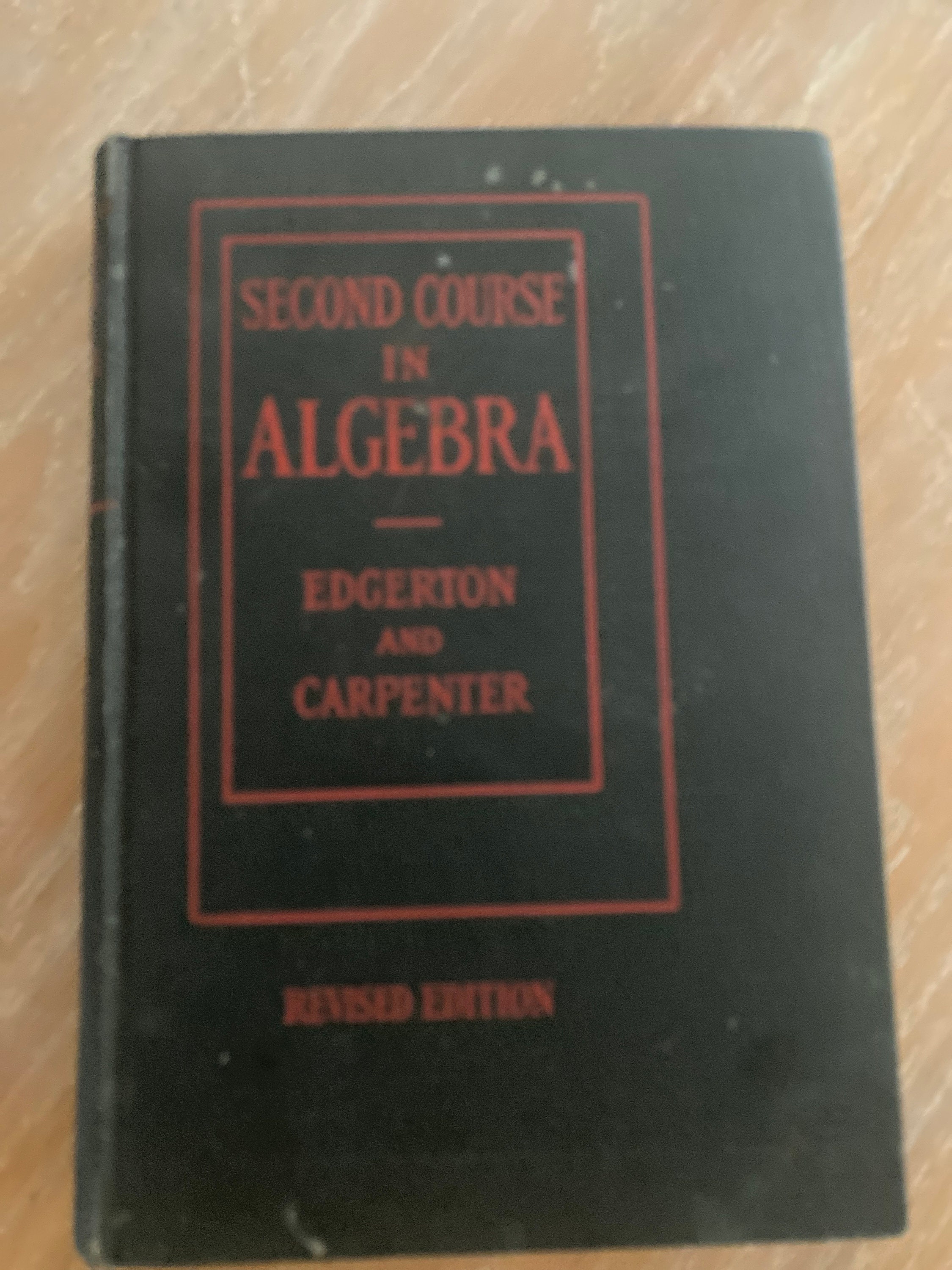 1931年発行のアンティーク教育書、第2コース代数学 - Etsy 日本