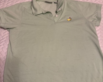 ladies masters golf polo shirt