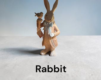 Rabbit standing large figurine