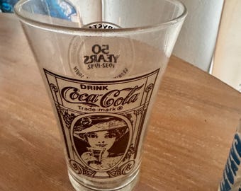 Vintage cola-drankglas Victoriaans