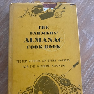 Vintage Hardcover Buch Bauern Almanach Kochbuch