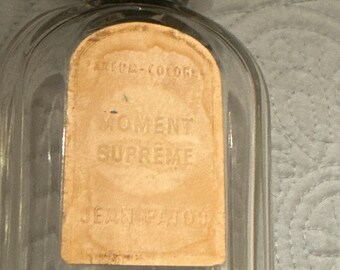 希少　ジャン・パトゥ　モーメント　シュプリーム　香水　パルファム 1930年代ヴィンテージ ジャン・パトゥ香水ボトル モーメント