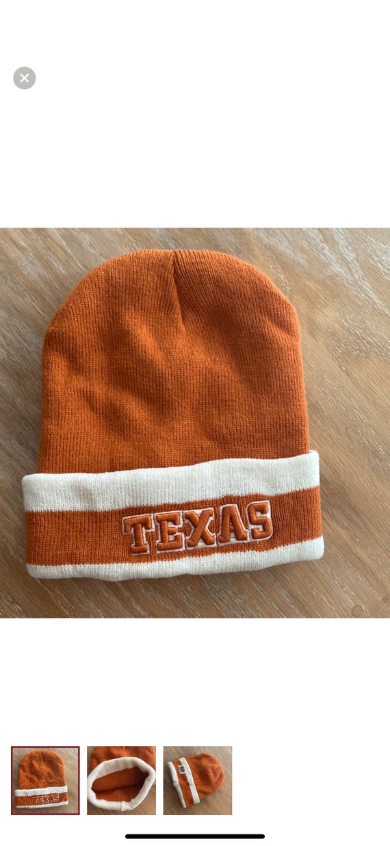 Vintage Texas longhorn beenie hat