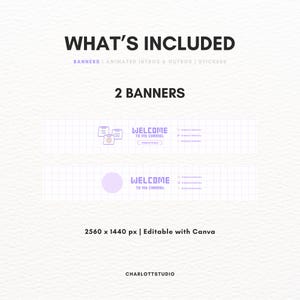 Pixel Computer Youtube Banners